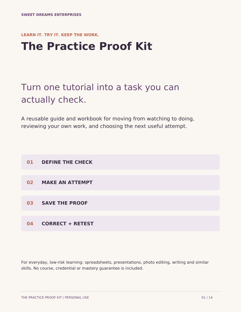 The Practice Proof Kit